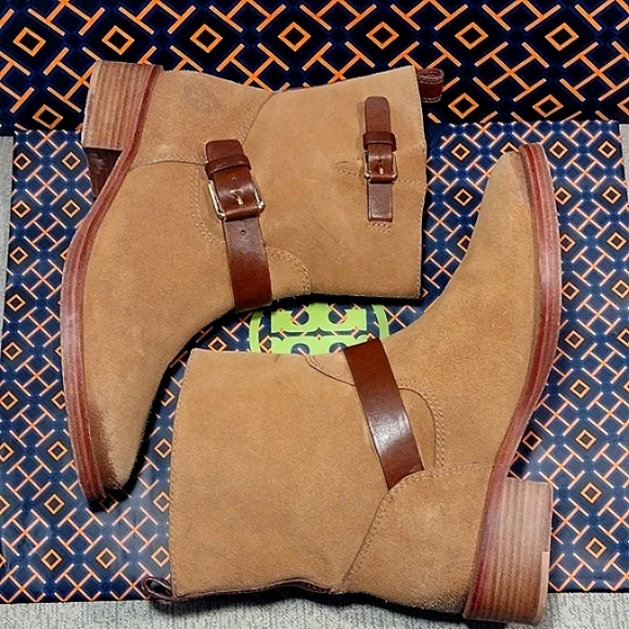 Tory Burch Bennie suede Bootie - Picture 4 of 14